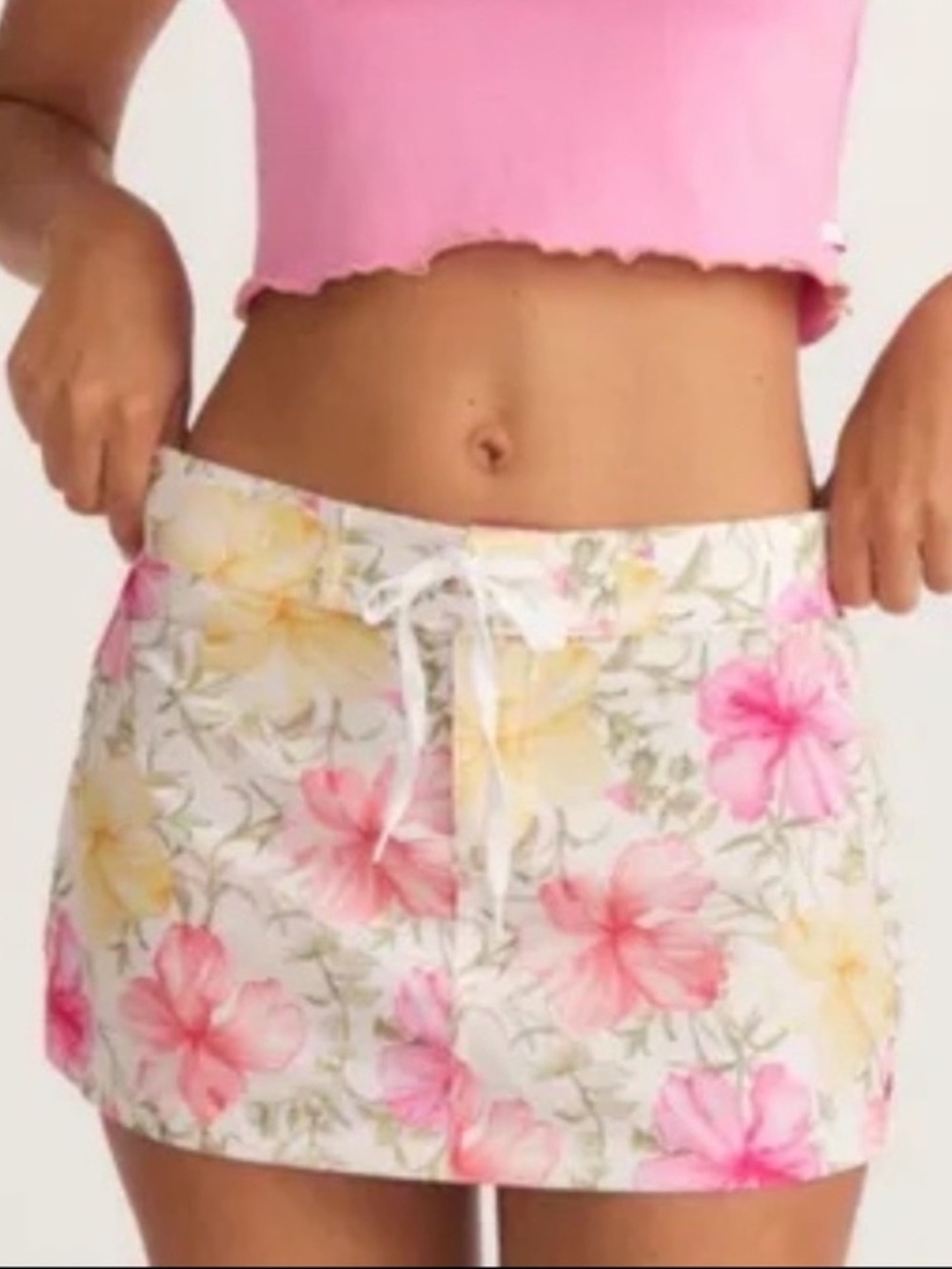 NWT LSF X Hurley Hibiscus Boardie Skirt